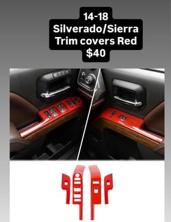 14-18 Silverado/Sierra Trim covers Red $40
