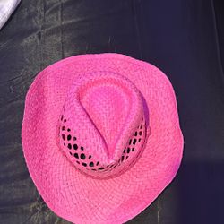 Pink cowgirl hat