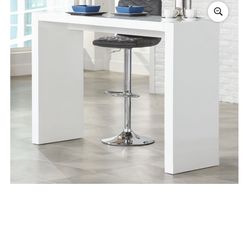 60 Inch Modern High Gloss White Bar Table—BRAND NEW!!!