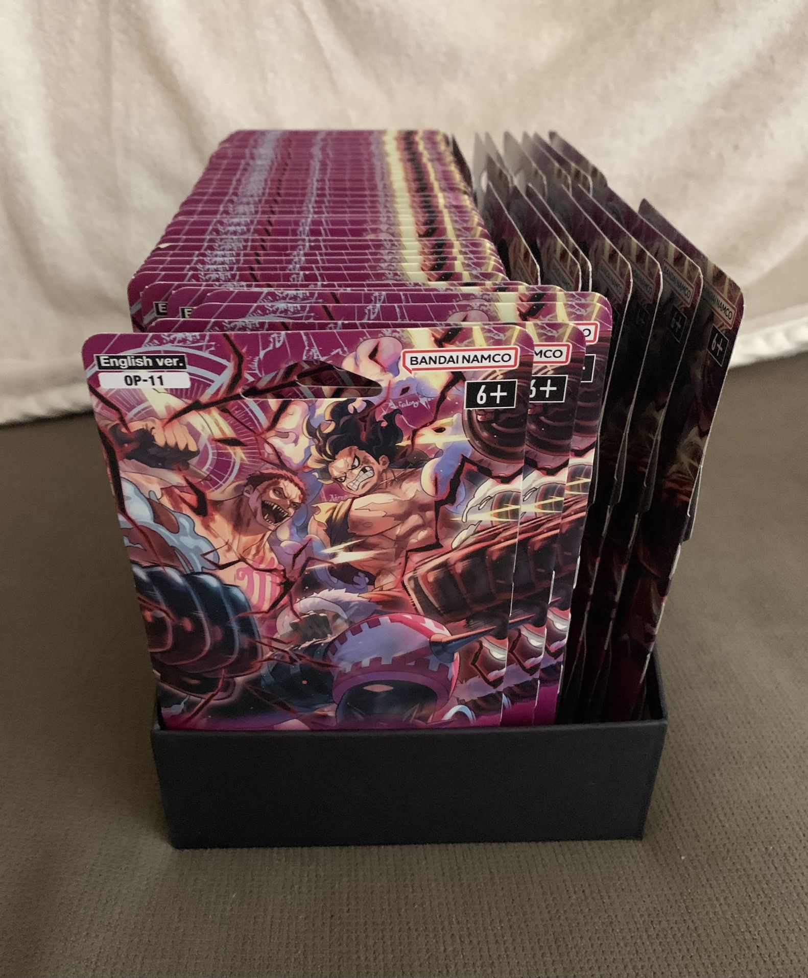 One Piece Card Game - A Fist Of Devine Speed (OP-11) - Sleeved Booster Packs - Factory Sealed