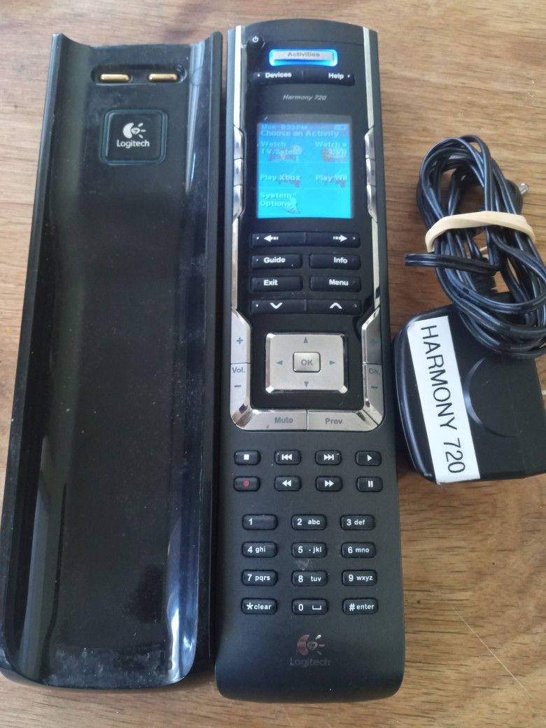 LOGITECH HARMONY 720 UNIVERSAL REMOTE CONTROL BATTERY CHARGING DOCK