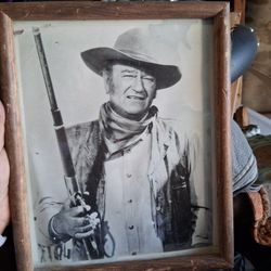 John Wayne Framed Picture