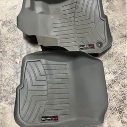 Two Weather Resistant Gray Front Car Floor Mats / Liners for Honda CRV