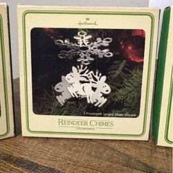 Hallmark Reindeer Chimes Ornament