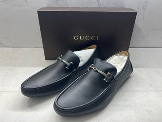 Gucci Leather Bit Driving Loafers Men's Size 11 - Authentic - (PO1015702)