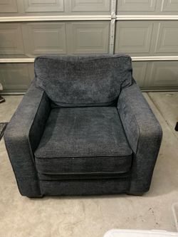 Dark blue sofa
