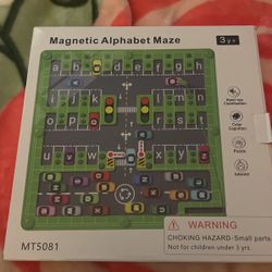 Magnetic Alphabet Maze 