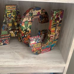 Marvel Letter Decorations