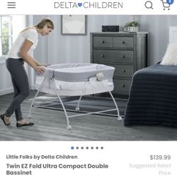 Little Folks Portable Twin Bassinet