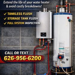 Water heater flush- tankless or regular tank