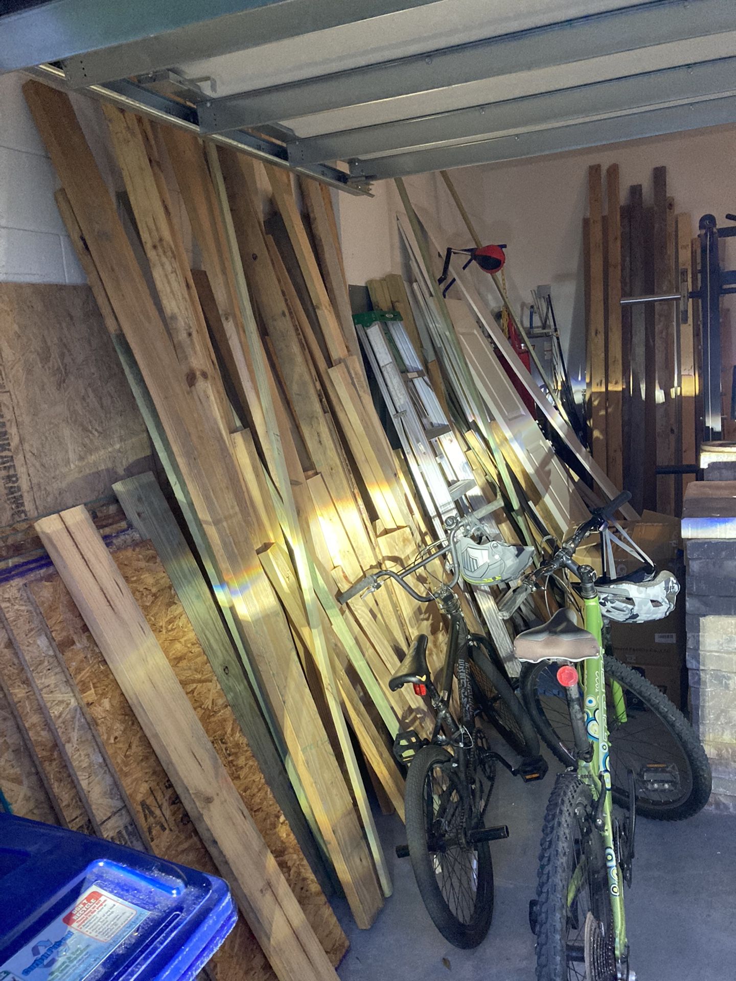 Garage Full Of Wood/doors