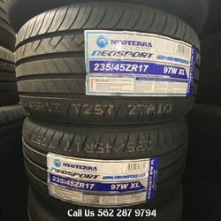 neoterra 235/45/17 - New Tires Installed And Balanced Llantas Nuevas Instaladas Y Balanceadas