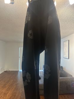 Denim Tears Black/Black Sweatpants  XXL
