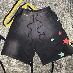 Black Palm Angles Shorts