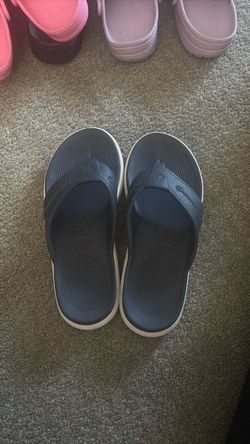 Crocs Flip Flop Sandals Navy Blue size 11 men