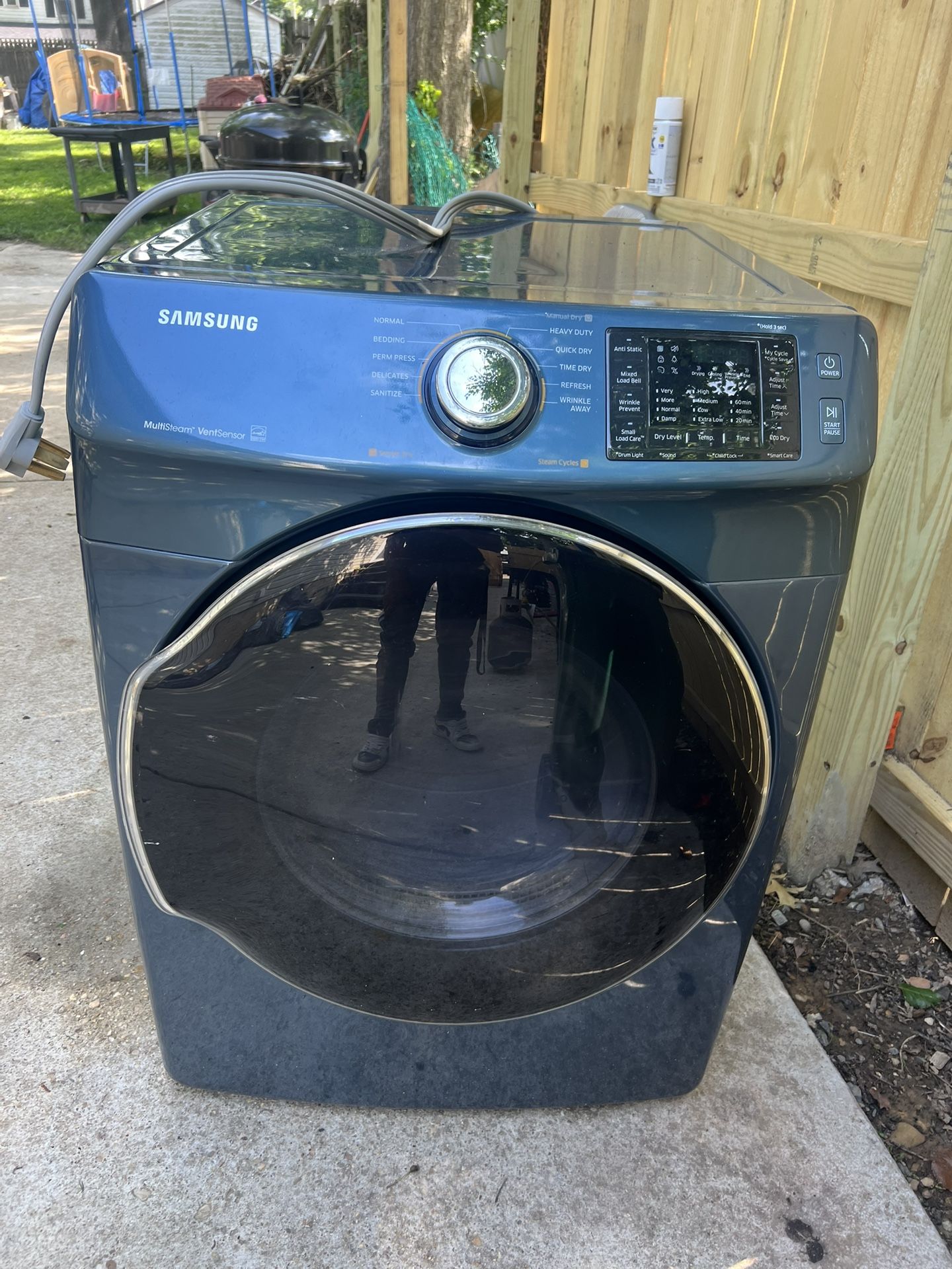 SAMSUNG multisteam vent sensor dryer 7.5 cu