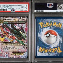 Pokémon M Rayquaza EX Graded PSA 10