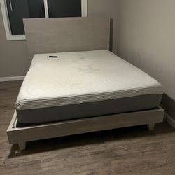 Queen Bed And Frame (purple Brand Name )