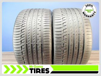 2 CONTINENTAL PREMIUMCONTACT 6 XL 315/30R22 USED TIRES 7.6/32 AVG 107Y 3153022