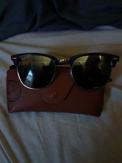 Ray-Ban Clubmaster Sunglasses with Case