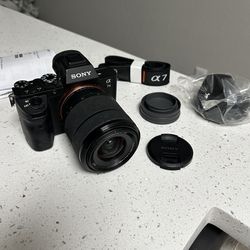 •	Sony A7II Mirrorless Camera w/ 28-70mm Lens – Full Frame – $600