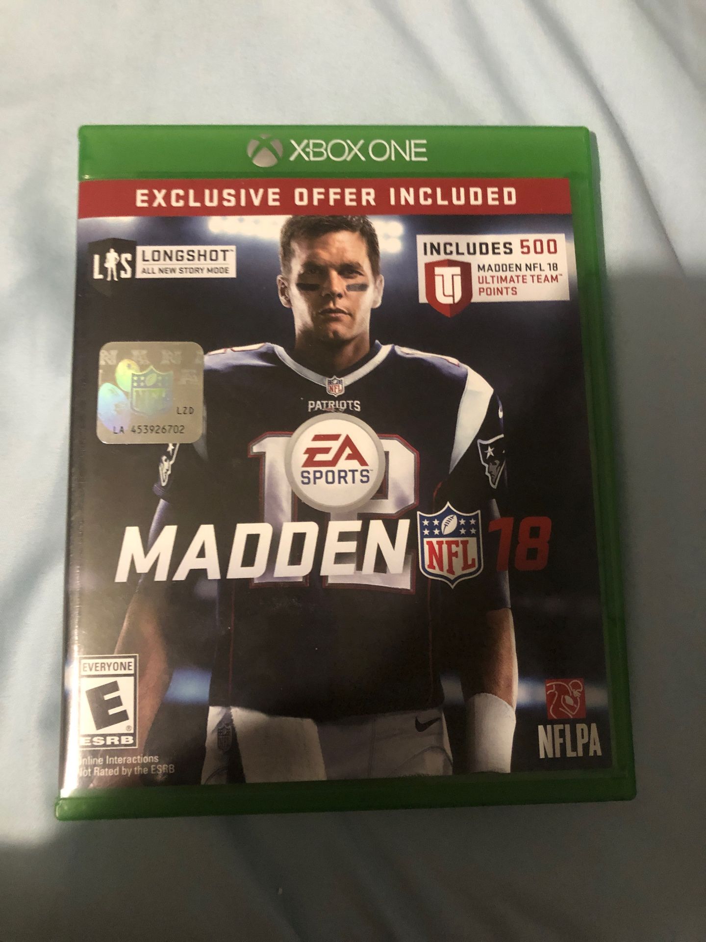 Madden 18 Xbox one