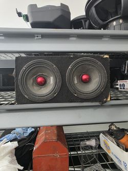 2 Ds18pro 6.5 inch midrange speaker in a box