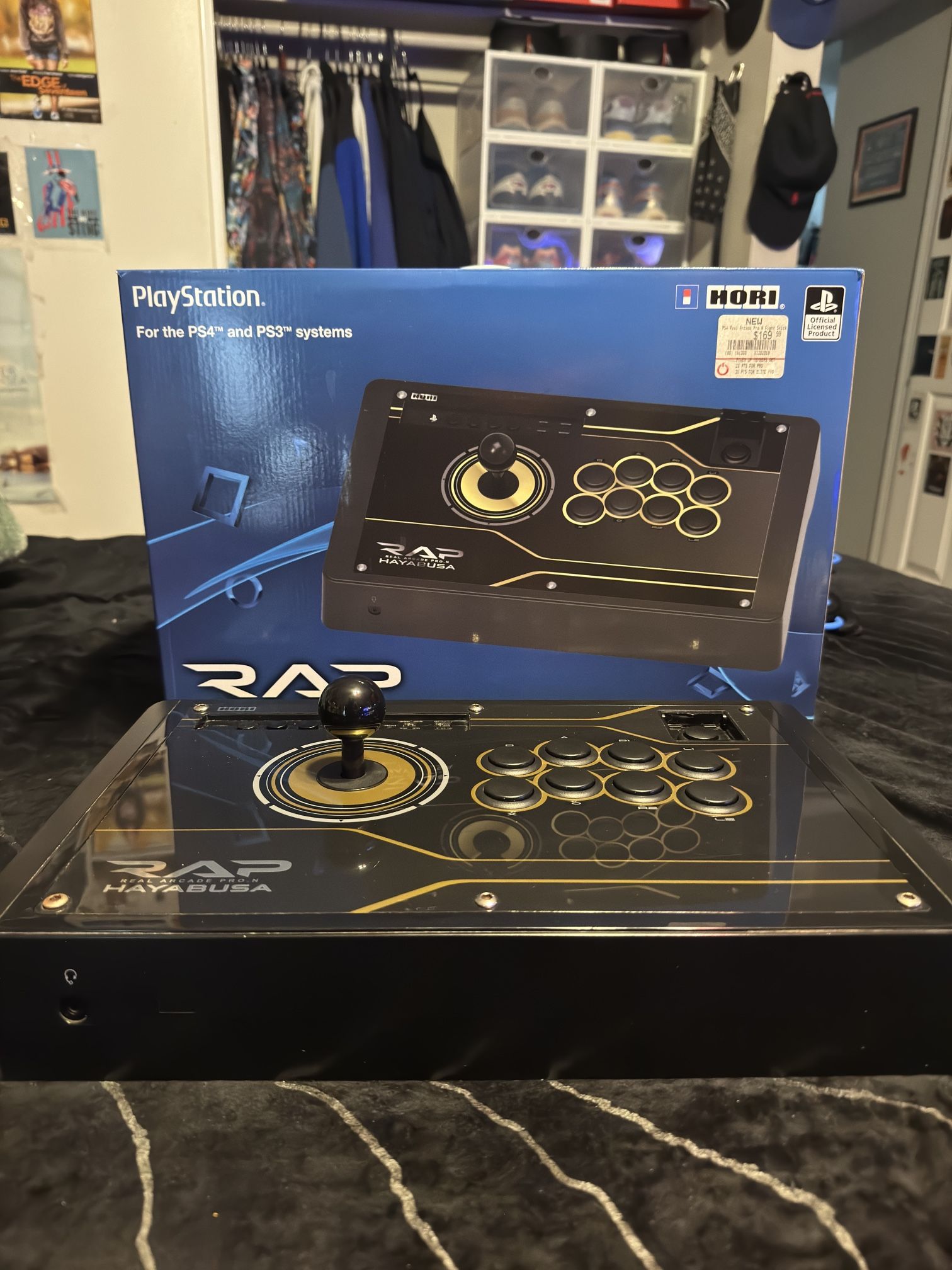 HORI Real Arcade Pro.N HAYABUSA Arcade Fight Stick for PS3,PS4, PS5 and PC.