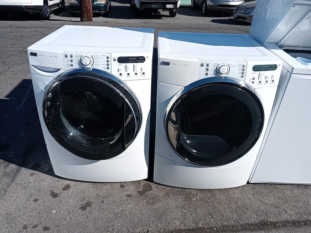 Kenmore set gas dryer and washer machine both for $750