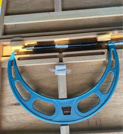 Ratchtstop Fowler Outside Micrometer 13”-14 inch, 0.001” resolution, Japanese w/ Wood Box
