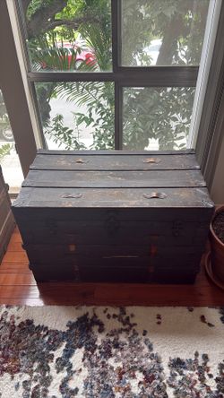 Wooden treasure chest