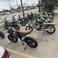 E Bikes 20-28mph $50 Down Finaced 