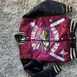 Headgear Classics No Limit Records Master P Burgundy Satin Jacket - Small RARE  