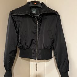 Women’s Short Satin Jacket Size Small