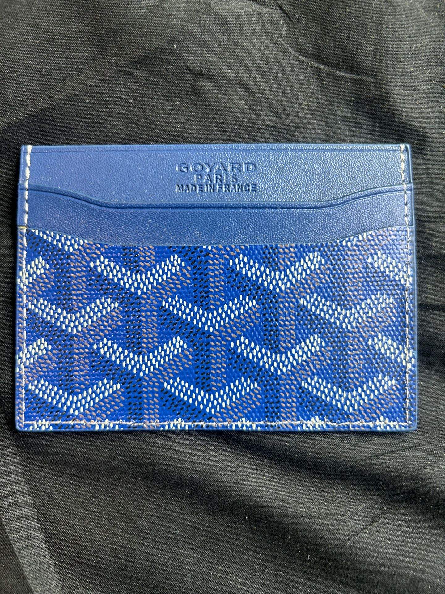 Blue Goyard Cardholder