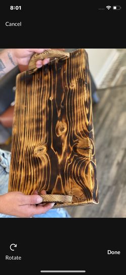 Handmade Easy Carry Tray-customized!