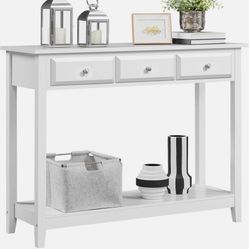 Three Drawer Entry Table 612515