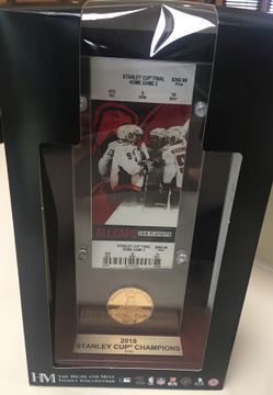 Highland Mint Washington Capitals Stanley Cup Champions Ticket