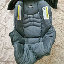 Brand New Black Chicco KeyFit Car seat Cover With Canopy And Infant Insert