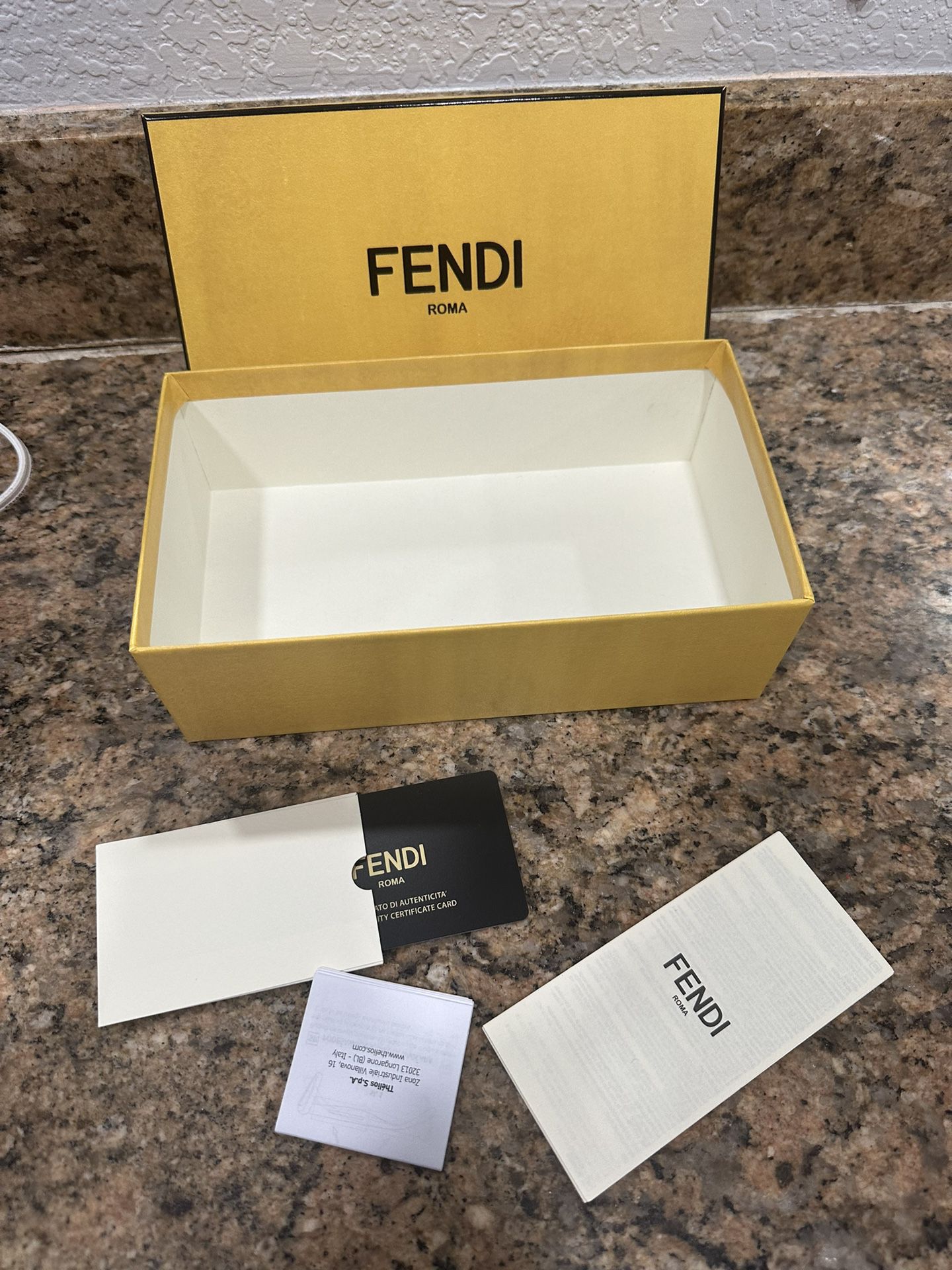Empty Sunglasses Fendi Box ! New 