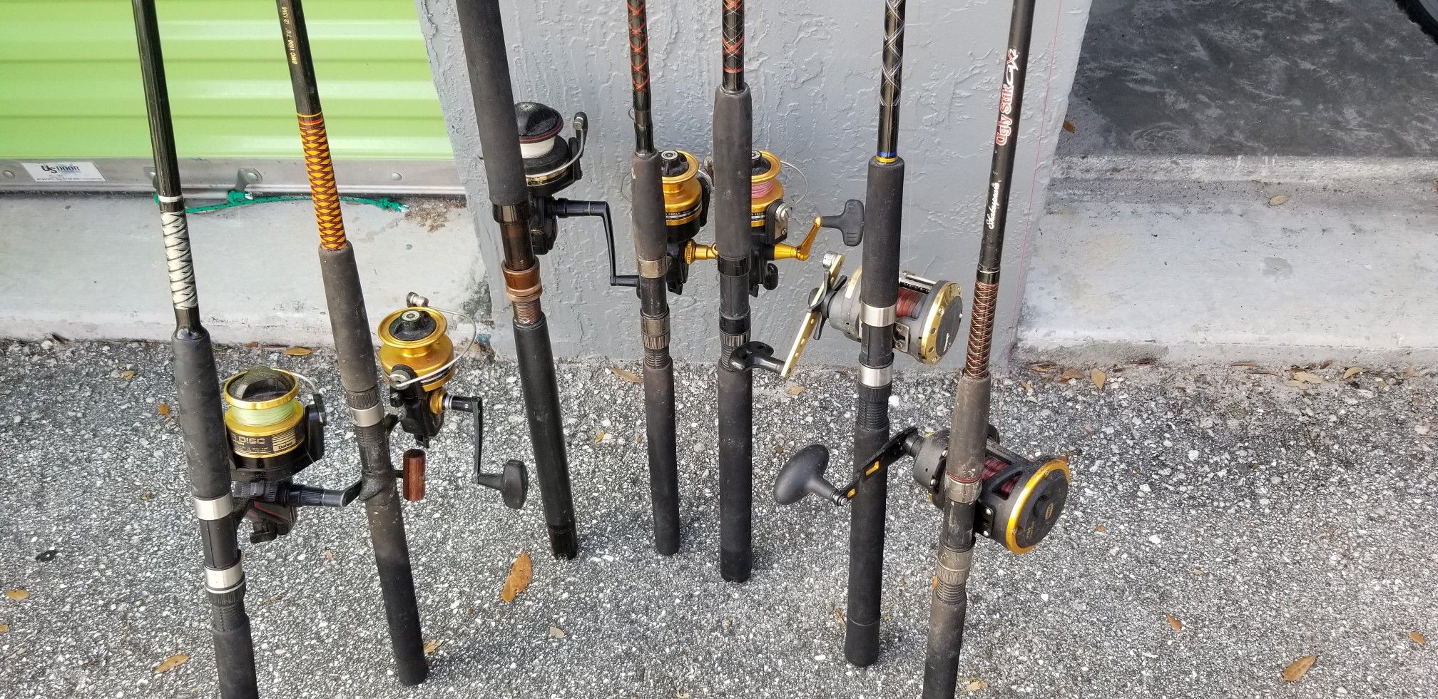 fishing rod and reel $100 (for each one)