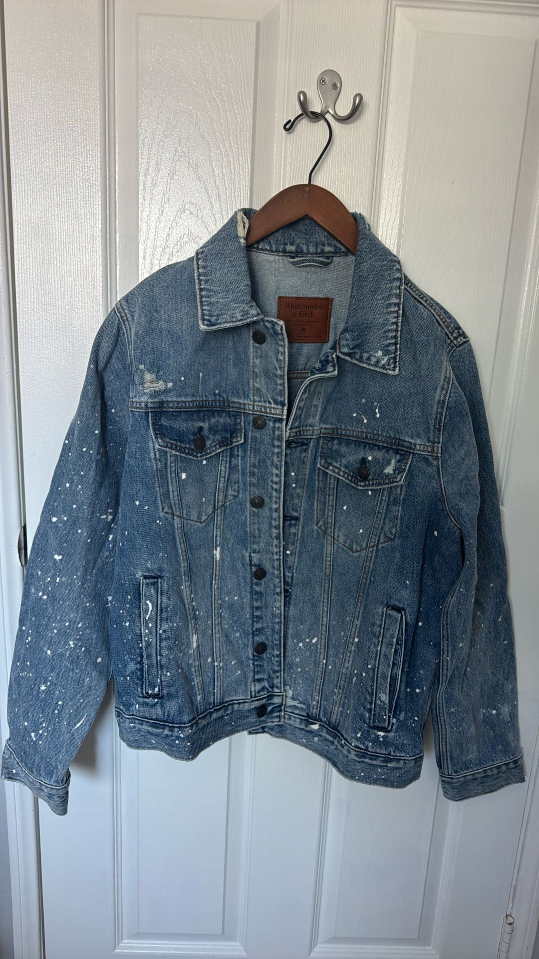Men’s Abercrombie & Fitch Blue Denim Jacket Size M