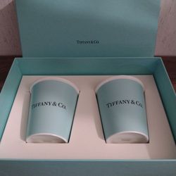 Tiffany's Co coffee cups