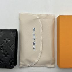 black Lv wallet