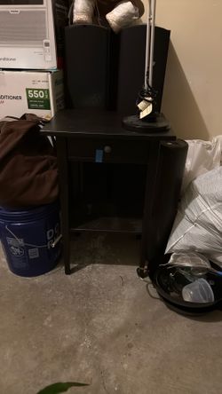 Black ikea Night stand