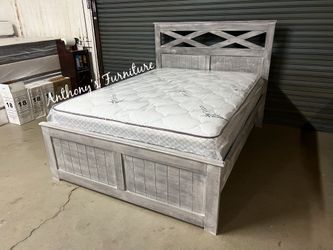 New Full Bed With Mattress 