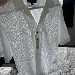 Banana Republic White Summer Shirt