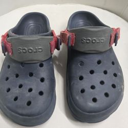 Navy Blue Crocs