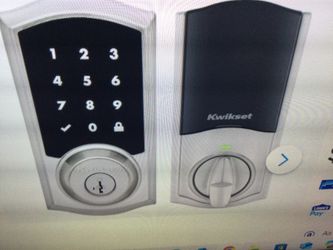 KWIKSET HOMECONNECT 918 TRADITIONAL Z-WAVE LONG RANGE SATIN NICKEL TOUCHSCREEN ELECTRONIC DEADBOLT LOCK FT SMARTKEY SECURITY