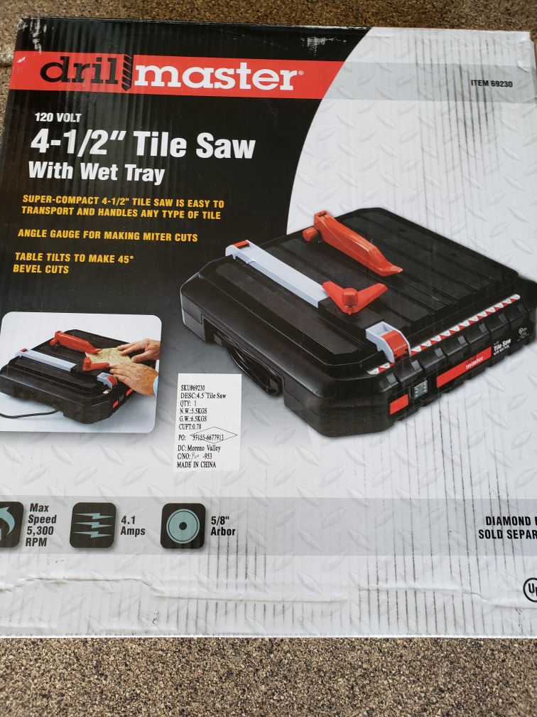 Drill master Tile Saw